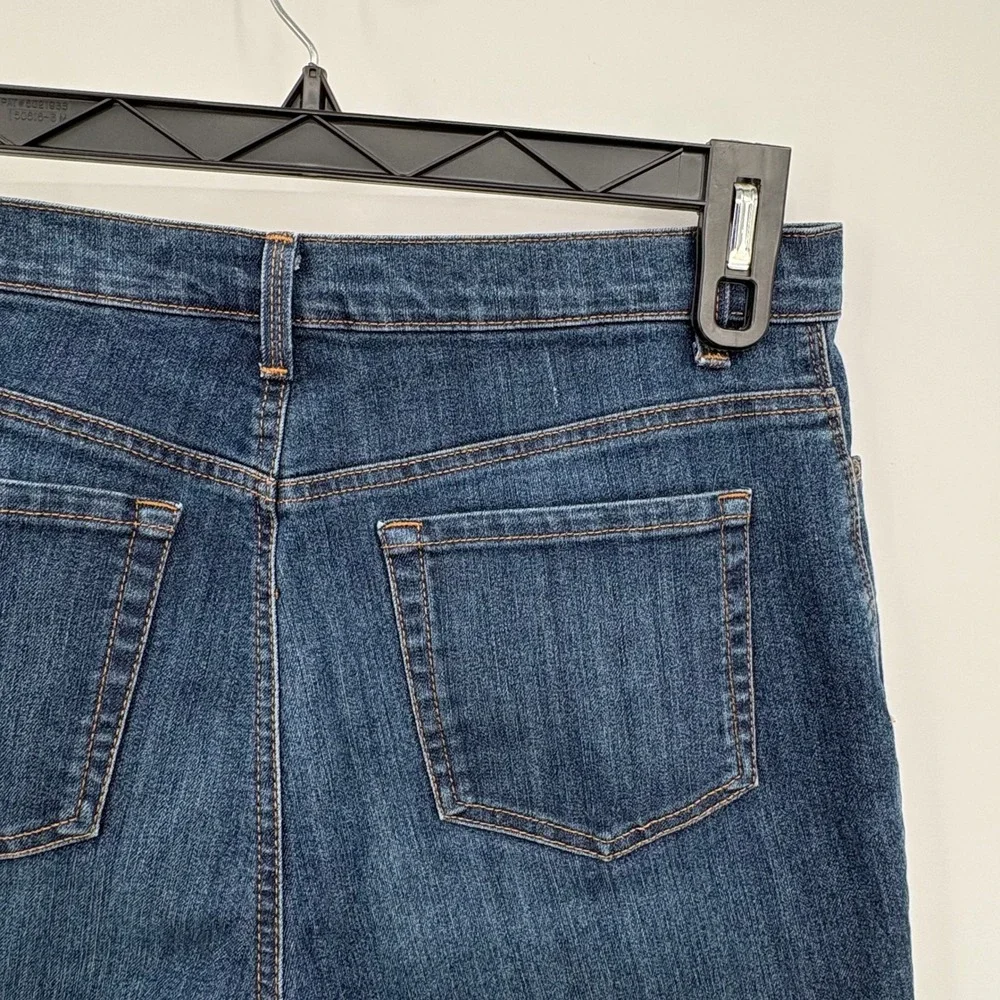 Gloria Vanderbilt Amanda Jeans Womens 8 Average Dark Wash High Rise Tapered‎ Leg